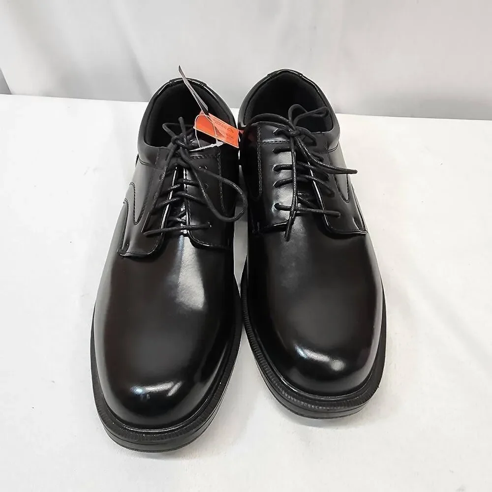 Deer Stags Men's 14 Times Round Oxford Black Leather Comfort Casual Shoes